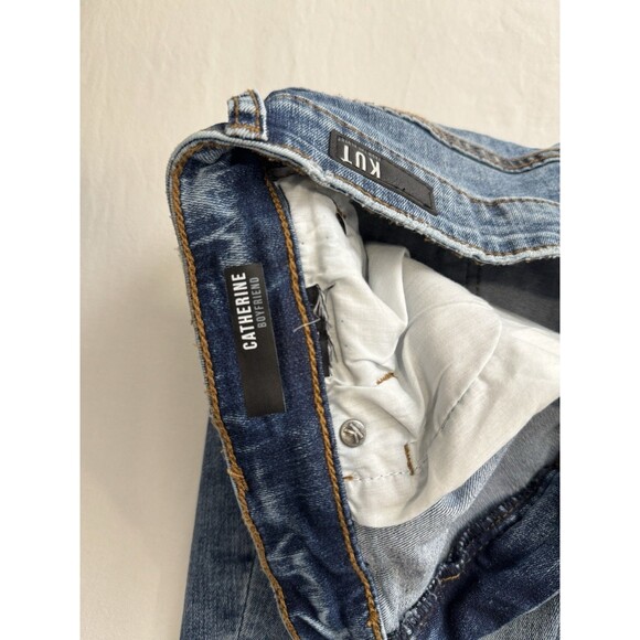 KUT FROM THE KLOTH Catherine Boyfriend Jeans Medium Wash Stretch Women's Size 10 - Picture 7 of 7